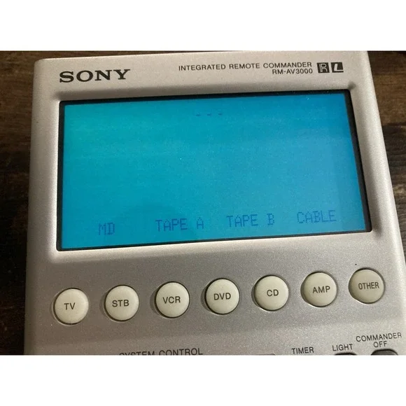 Sony RM-AV3000 Touch Screen Universal Remote Programmable Learning Control - Picture 7 of 10